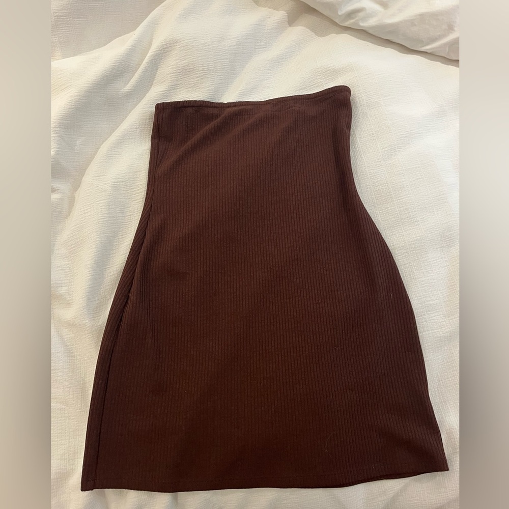 Reformation strapless mini dress